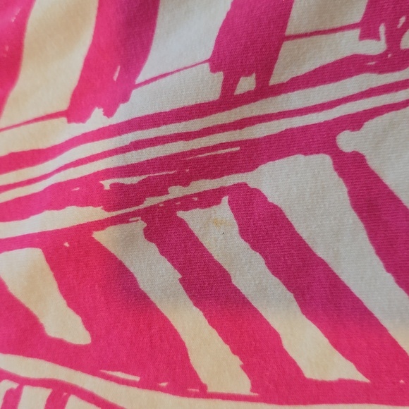 Pink Geometric Pattern Dress - Picture 4 of 4